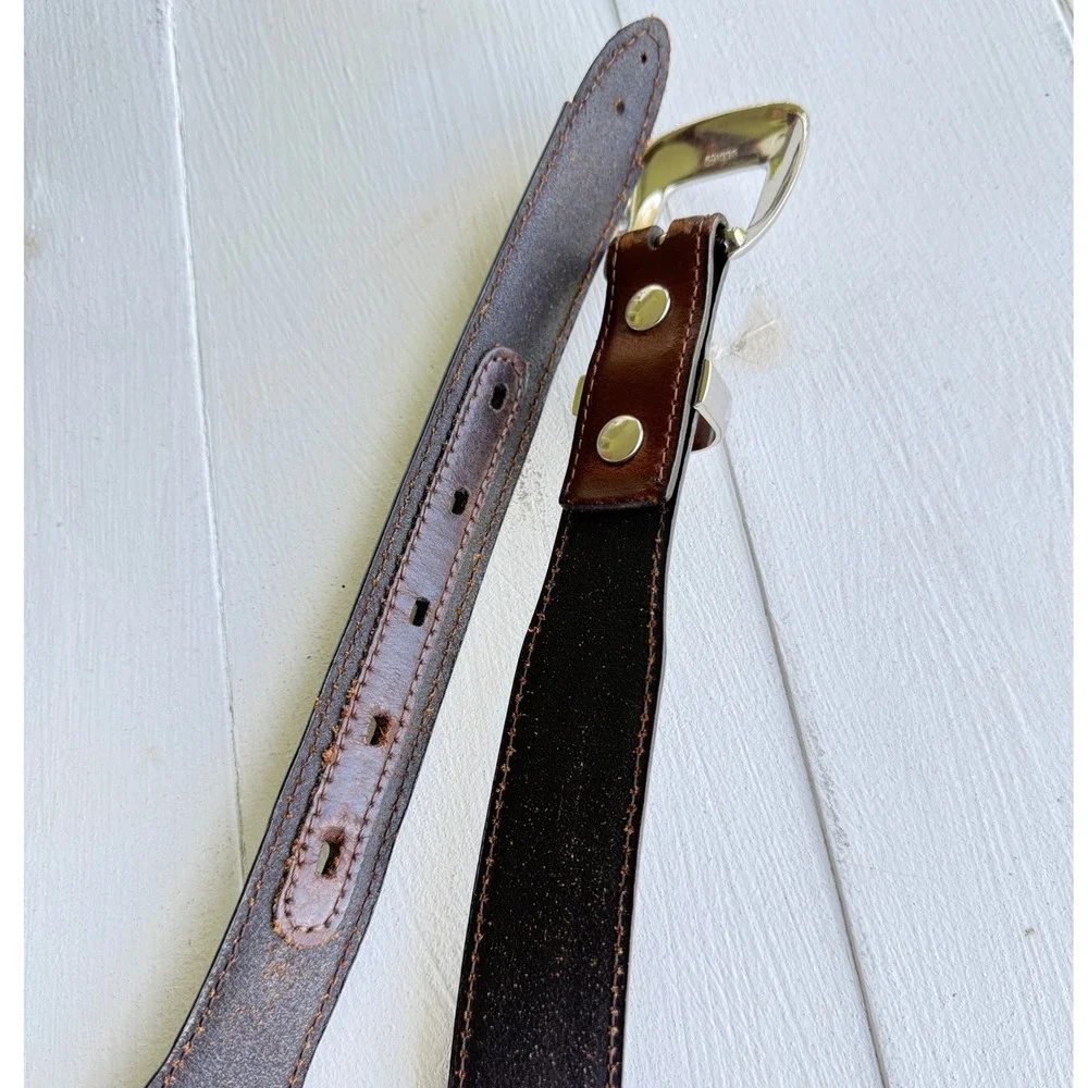 Nocona Belt Co Mens Brown Leather Western Belt Size 38 N2417202